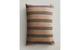 Zara Home наволочка декоративная из хлопка, светло-бежевый, в полоску, 50x75 см — фото 8