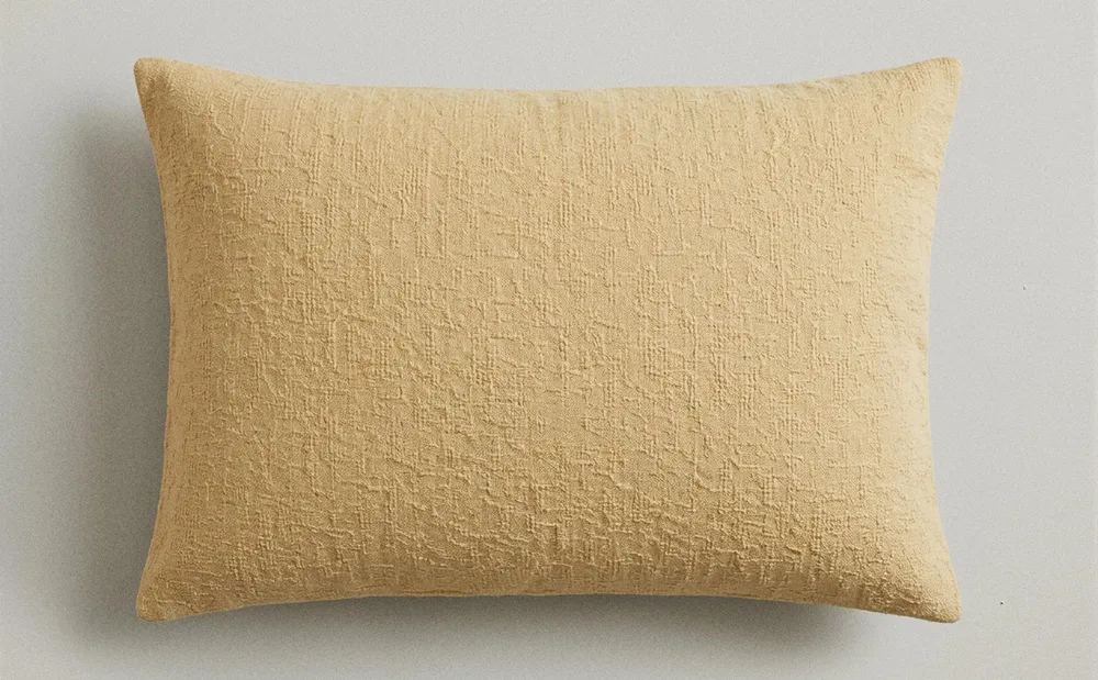 Zara Home наволочка декоративная из хлопка, бежевый, 50x75 см · 5168/007