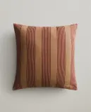 Zara Home наволочка декоративная из льна, светло-бежевый, в полоску, 50x50 см — фото 1