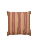 Zara Home наволочка декоративная из льна, светло-бежевый, в полоску, 50x50 см — фото 7