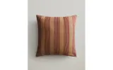 Zara Home наволочка декоративная из льна, светло-бежевый, в полоску, 50x50 см — фото 8