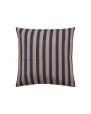 Zara Home наволочка декоративная из полиэстера, синий, в полоску, 45x45 см — фото 4