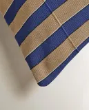 Zara Home наволочка декоративная из полиэстера, синий, в полоску, 45x45 см — фото 7