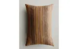 Zara Home наволочка декоративная из льна, песочный, в полоску, 40x60 см — фото 8