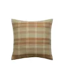 Zara Home наволочка декоративная из льна, зелёный, в клетку, 45x45 см — фото 5
