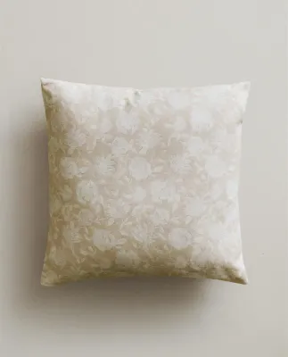 Zara Home наволочка декоративная из хлопка, бежевый, 45x45 см