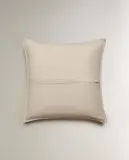 Zara Home наволочка декоративная из льна, горчичный, 50x50 см — фото 7