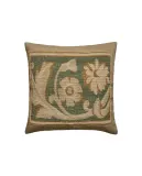 Zara Home наволочка декоративная из льна, зелёный, 50x50 см — фото 3