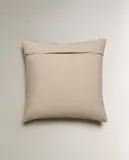 Zara Home наволочка декоративная из льна, зелёный, 50x50 см — фото 6