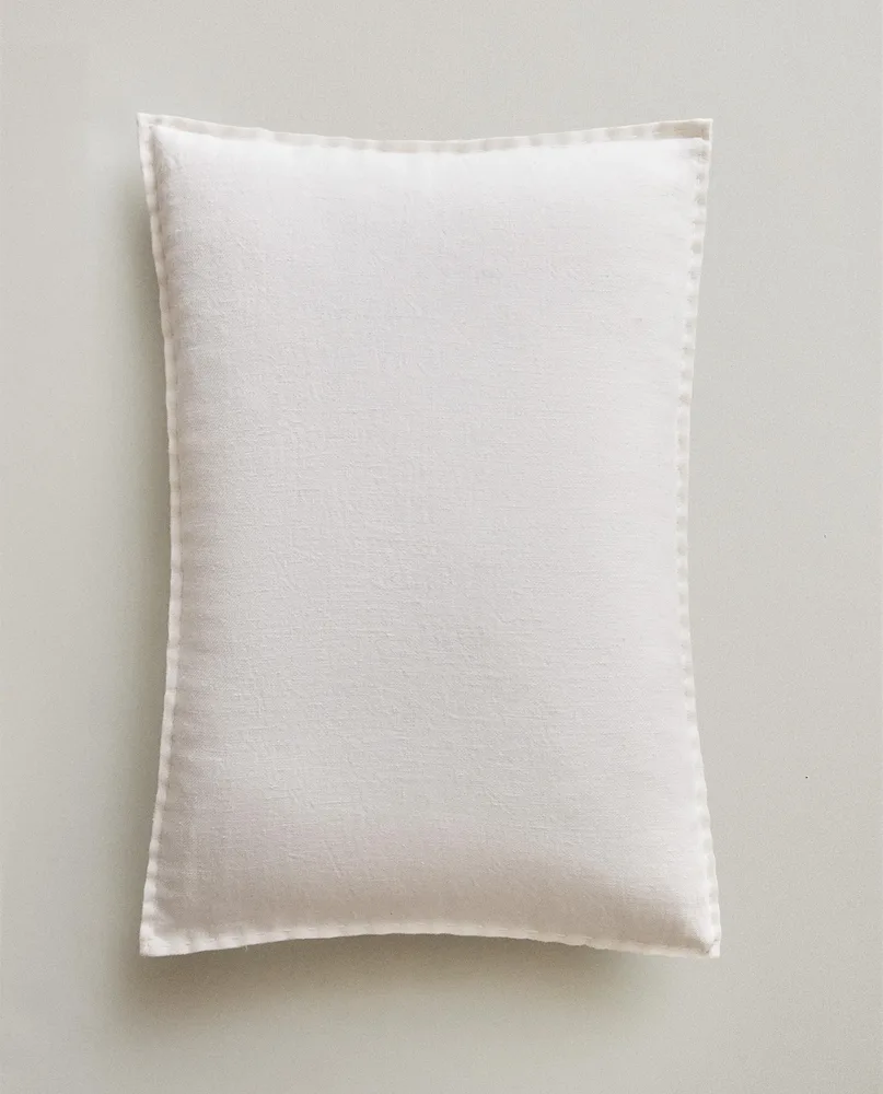 Zara Home наволочка декоративная из хлопка, экрю, 40x60 см · 6361/008
