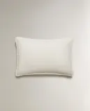 Zara Home наволочка декоративная из хлопка, экрю, 40x60 см · 6361/008 — фото 5