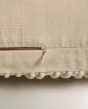 Zara Home наволочка декоративная из хлопка, экрю, 40x60 см · 6362/008 — фото 4