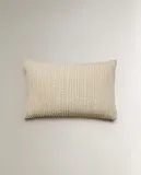 Zara Home наволочка декоративная из хлопка, экрю, 40x60 см · 6362/008 — фото 8