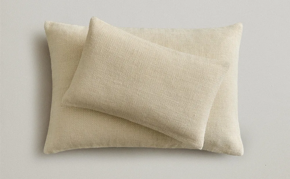 Zara Home наволочка декоративная из льна, бежевый · 6364/008