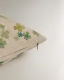 Zara Home наволочка декоративная из льна, светло-бежевый · 6147/008 — фото 4