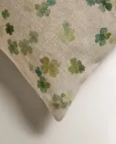 Zara Home наволочка декоративная из льна, светло-бежевый · 6147/008 — фото 6