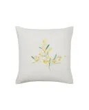 Zara Home наволочка декоративная из хлопка, молочный, 45x45 см — фото 4