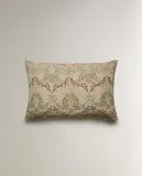 Zara Home наволочка декоративная из хлопка, зелёный, 30x50 см — фото 7