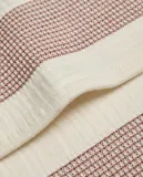 Zara Home наволочка декоративная из хлопка, терракотовый, в полоску, 40x40 см — фото 4