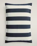 Zara Home наволочка декоративная из хлопка, синий, в полоску, 40x60 см — фото 8