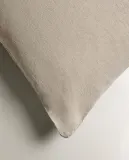 Zara Home наволочка декоративная из льна, светло-бежевый, 70x90 см · 2150/008 — фото 5