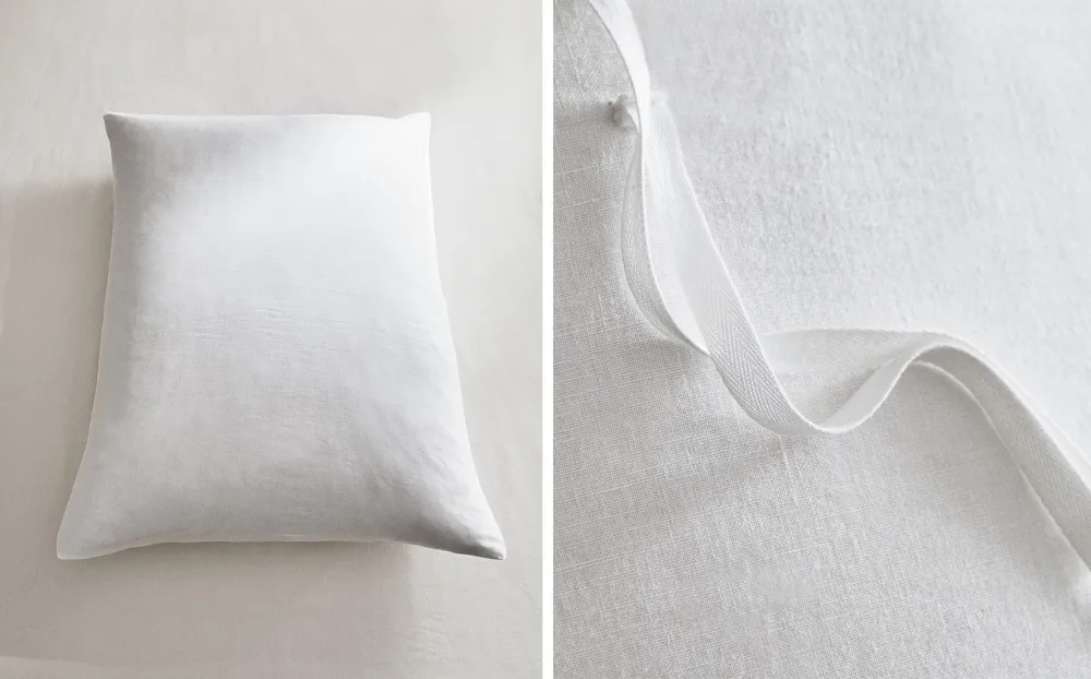 Zara Home наволочка декоративная из льна, светло-бежевый, 70x90 см · 3150/008