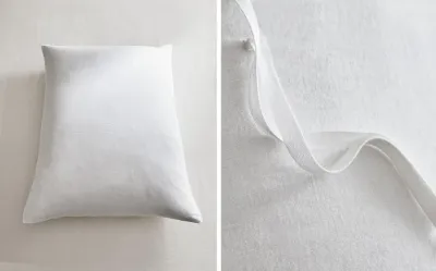 Zara Home наволочка декоративная из льна, светло-бежевый, 70x90 см · 3150/008