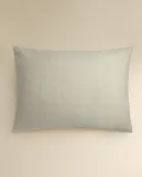 Zara Home наволочка декоративная из льна, светло-бежевый, 70x90 см · 3150/008 — фото 3