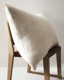 Zara Home наволочка декоративная из льна, светло-бежевый, 70x90 см · 3150/008 — фото 5
