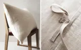 Zara Home наволочка декоративная из льна, светло-бежевый, 70x90 см · 3150/008 — фото 6