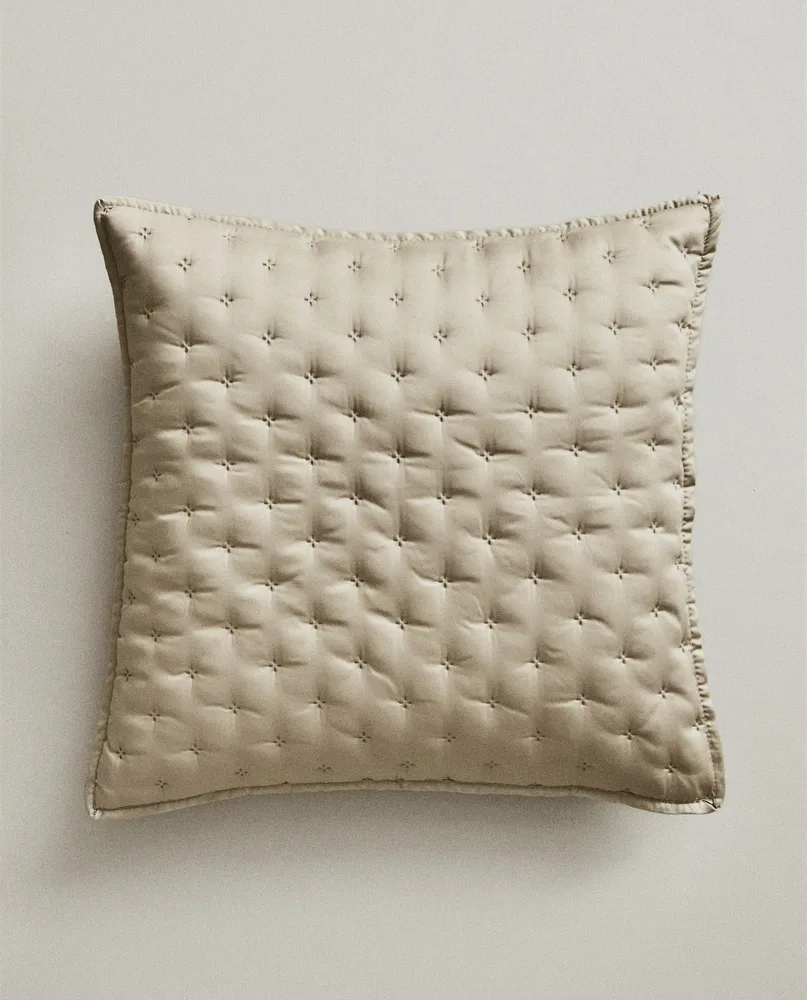 Zara Home наволочка декоративная из полиэстера, шампань