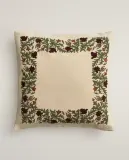 Zara Home наволочка декоративная из хлопка, светло-бежевый, 50x50 см — фото 6