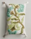 Zara Home наволочка декоративная из хлопка, бирюзовый, 40x60 см — фото 1