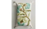 Zara Home наволочка декоративная из хлопка, бирюзовый, 40x60 см — фото 2