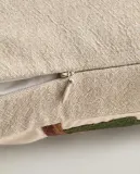 Zara Home наволочка декоративная из хлопка, светло-бежевый, 45x45 см · 6379/008 — фото 6