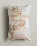Zara Home наволочка декоративная из хлопка, бежевый, 30x50 см — фото 2