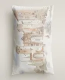 Zara Home наволочка декоративная из хлопка, бежевый, 30x50 см — фото 5
