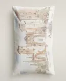 Zara Home наволочка декоративная из хлопка, бежевый, 30x50 см — фото 6