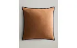 Zara Home наволочка декоративная из льна, терракотовый, 45x45 см — фото 8