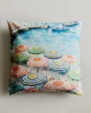 Zara Home наволочка декоративная из хлопка, синий, 45x45 см · 6398/008 — фото 1