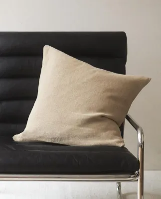 Zara Home наволочка декоративная из льна, светло-бежевый · 1170/007