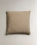 Zara Home наволочка декоративная из льна, светло-бежевый · 1170/007 — фото 2