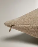 Zara Home наволочка декоративная из льна, светло-бежевый · 1170/007 — фото 4