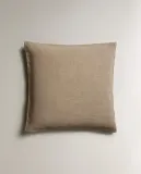 Zara Home наволочка декоративная из льна, светло-бежевый · 1170/007 — фото 7