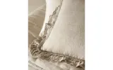 Zara Home наволочка декоративная из льна, светло-бежевый, 50x50 см — фото 8
