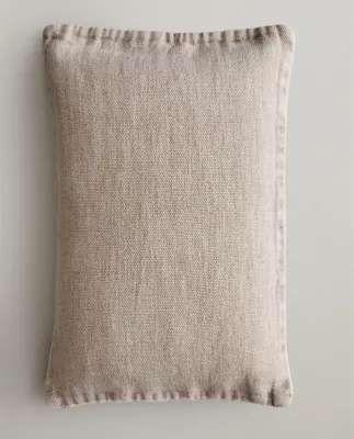 Zara Home наволочка декоративная из льна, бежевый · 6366/008