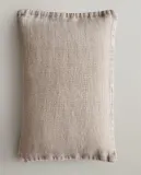 Zara Home наволочка декоративная из льна, бежевый · 6366/008 — фото 1