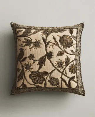 Zara Home наволочка декоративная из хлопка, зелёный, 50x50 см