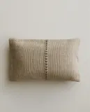 Zara Home наволочка декоративная из льна, зелёный, 30x50 см — фото 1