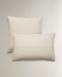 Zara Home наволочка декоративная из льна, экрю · 6363/008 — фото 8